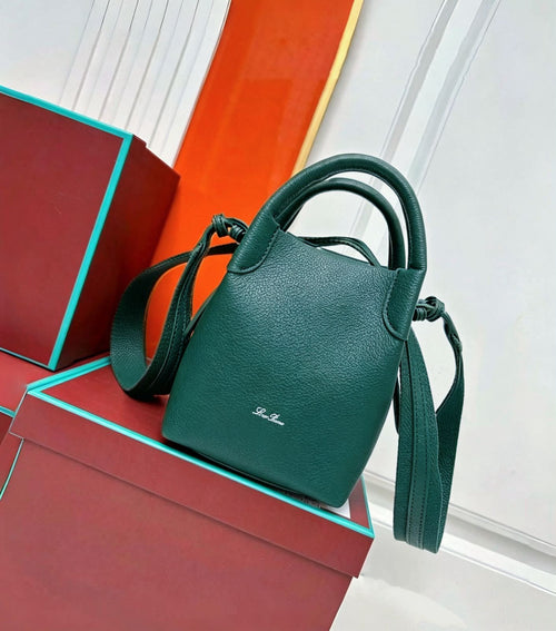 Loro Piana Small Bale Bucket Bag – Luxury Designer Handbag (FAN8964)