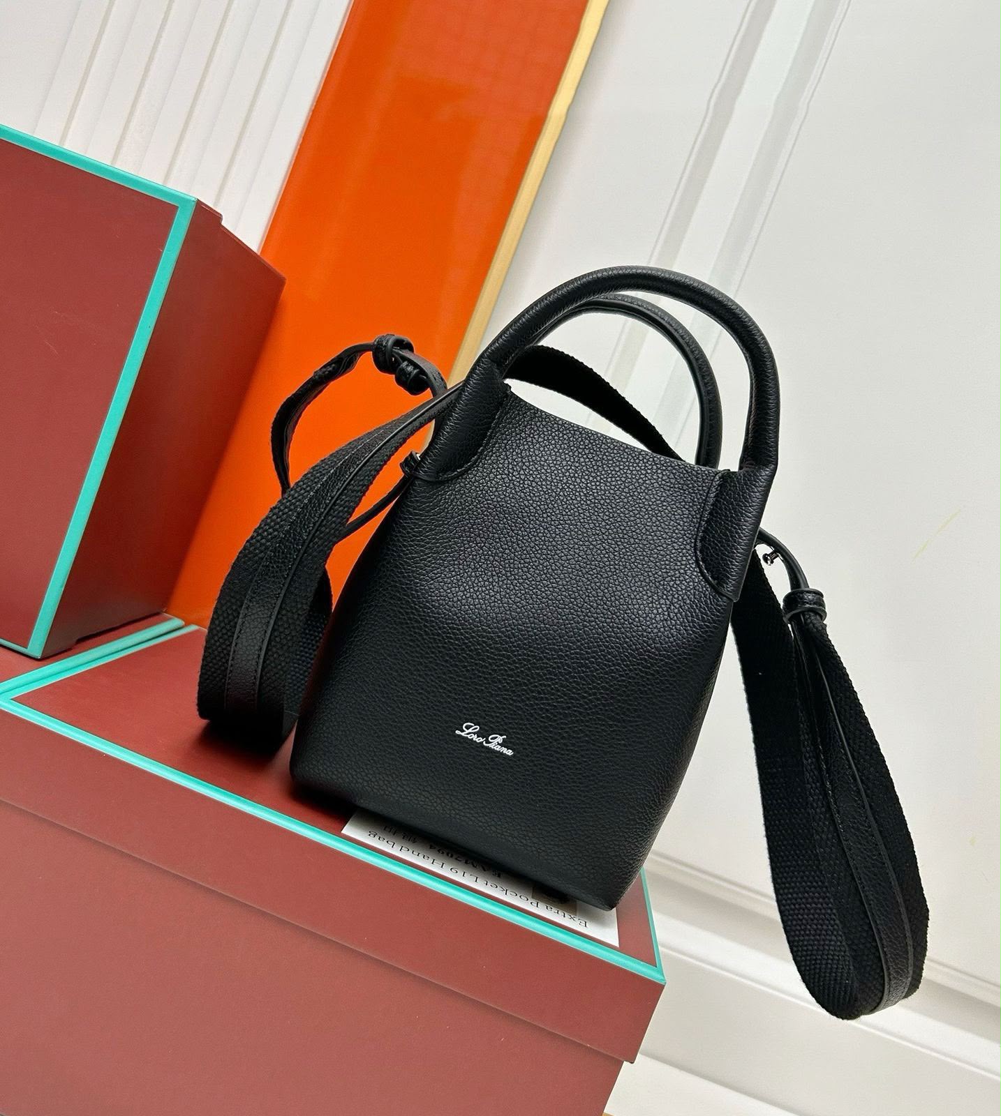 Loro Piana Small Bale Bucket Bag – Luxury Designer Handbag (FAN8964)